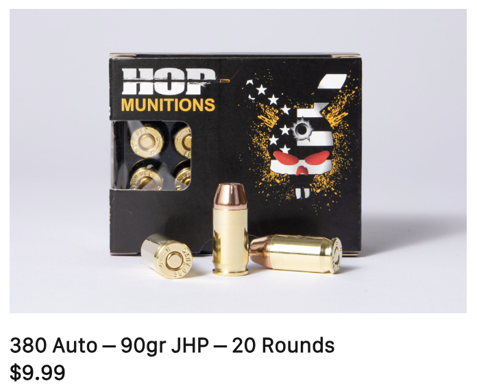 380 defense ammo
